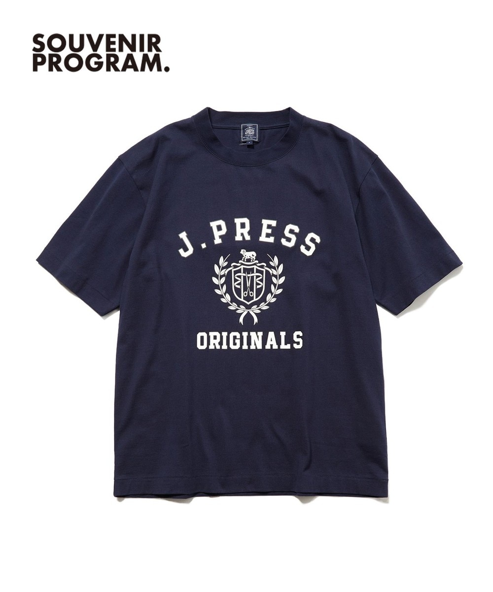 【オンワード】 J.PRESS MEN>トップス 【J.PRESS ORIGINALS】【UNISEX】Cotton Jersey CRST Logo T-shirt ネイビー L メンズ 【オンワード】 J.PRESS MEN>トップス 【J.PRESS ORIGINALS】【UNISEX】Cotton Jersey CRST Logo T-shirt ネイビー L メンズ