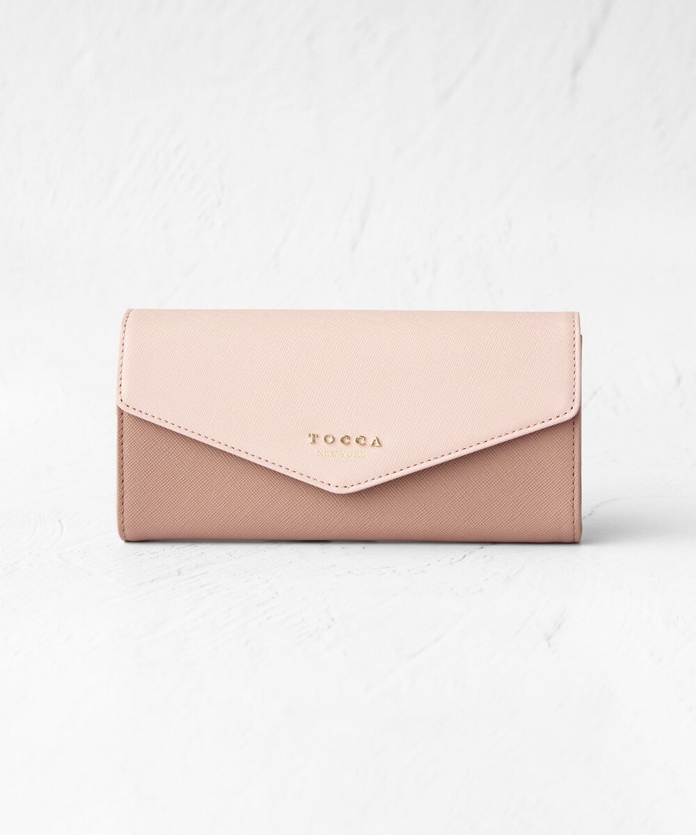 【オンワード】 TOCCA>財布/小物 LETTERA LONG WALLET 長財布 ピンク F レディース