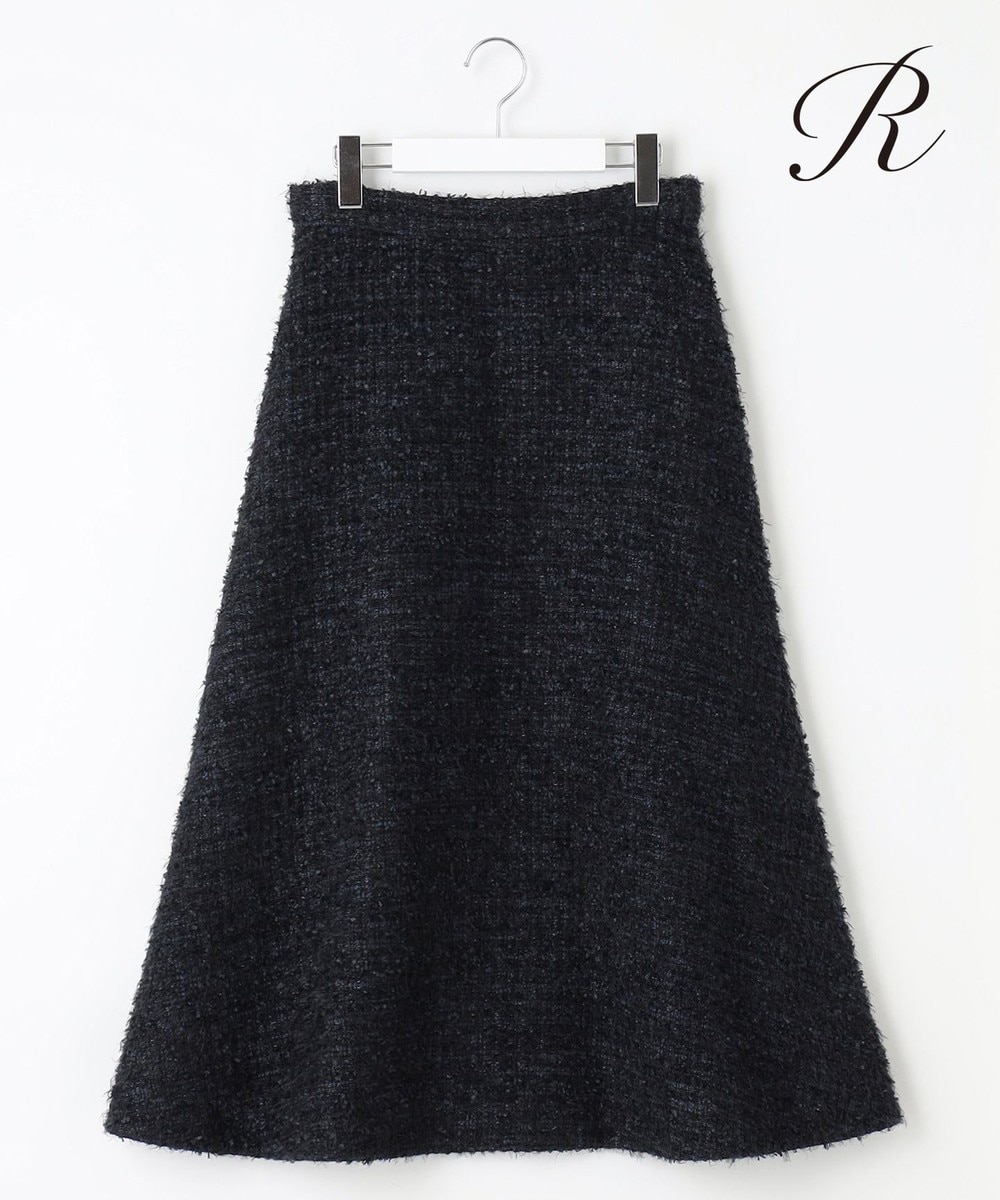 【オンワード】 23区 S(小さいサイズ)>スカート 【R(アール)】ファンシーツイードスカート ネイビー 32 レディース 【オンワード】 23区 S(小さいサイズ)>スカート 【R(アール)】ファンシーツイードスカート ネイビー 32 レディース