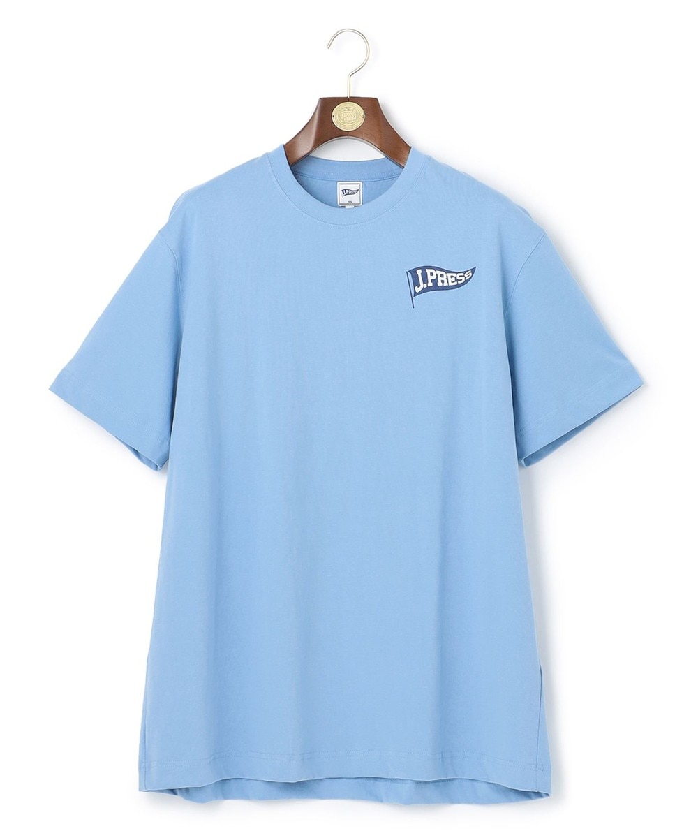 ＜オンワード＞J.PRESS MEN>トップス 【Pennant Label】T-Shirt / J.PRESS Flag ブルー S メンズ 【送料無料】