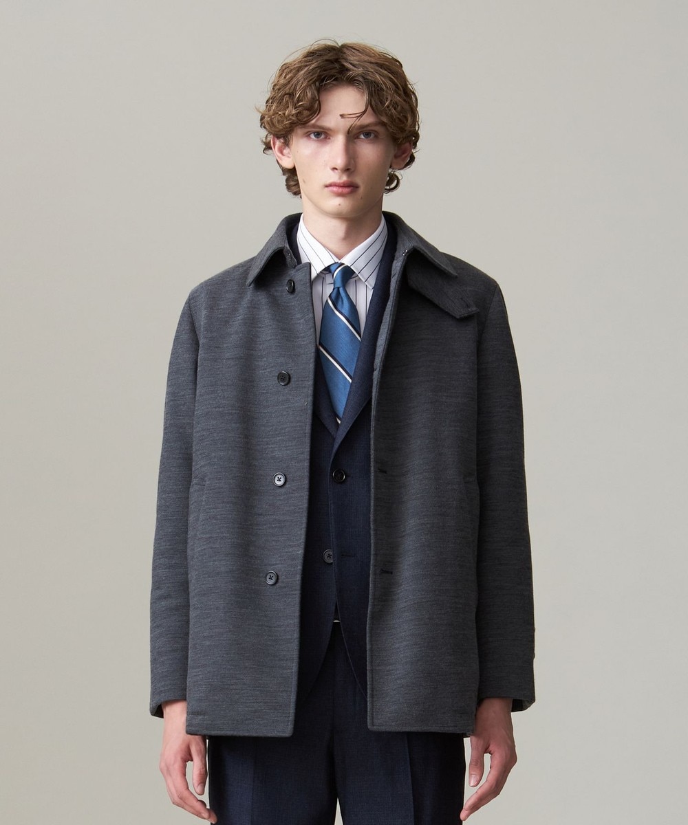 【オンワード】 J.PRESS MEN>ジャケット/アウター アクティブウォームジャージ シティウォークコート ライトグレー M メンズ 【オンワード】 J.PRESS MEN>ジャケット/アウター アクティブウォームジャージ シティウォークコート ライトグレー M メンズ