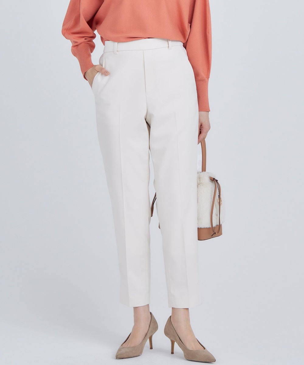 【オンワード】 組曲>パンツ 【WEB限定カラーあり】ウールライクストレッチ イージーパンツ アイボリー 1 レディース 【オンワード】 組曲>パンツ 【WEB限定カラーあり】ウールライクストレッチ イージーパンツ アイボリー 1 レディース