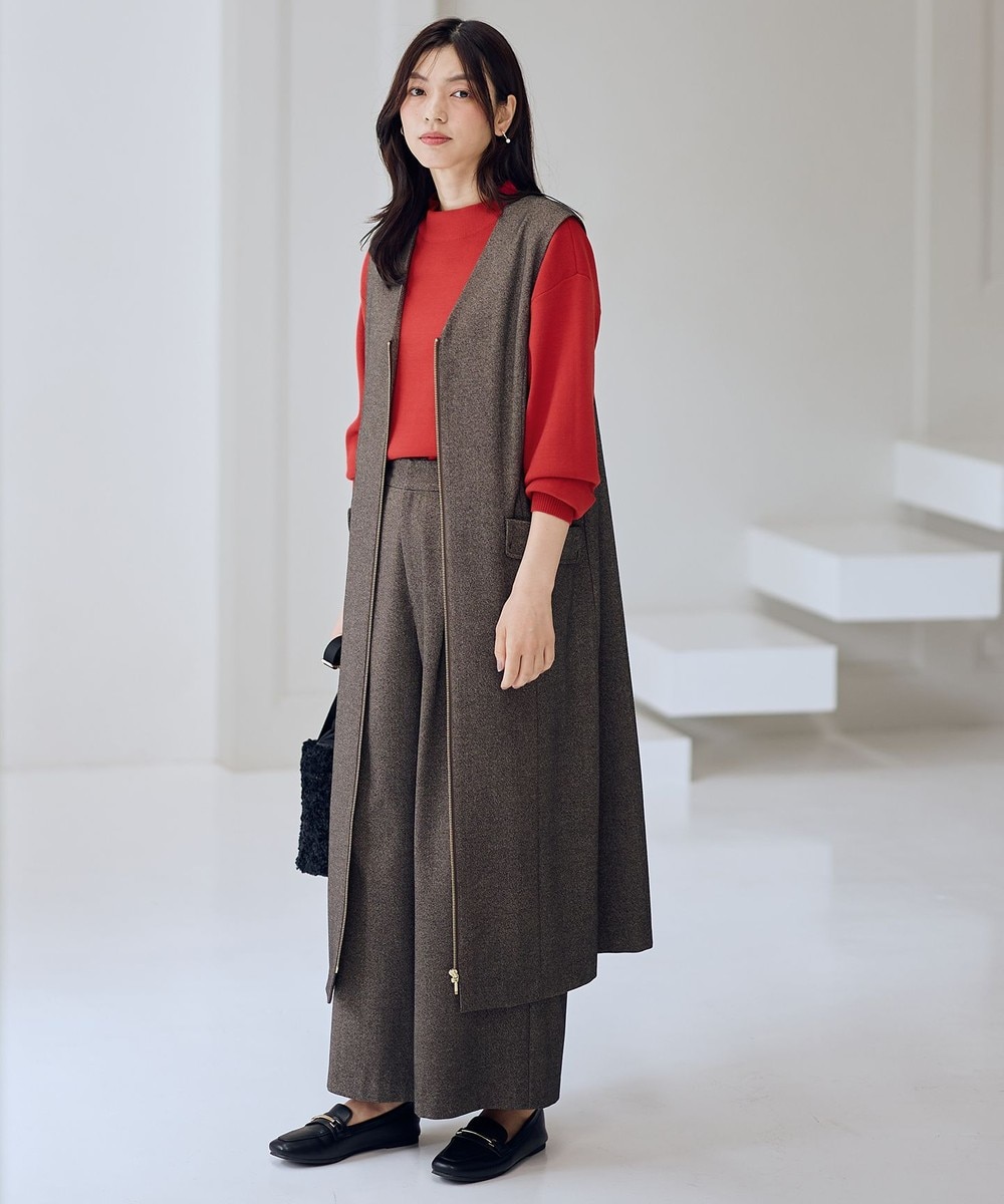 【オンワード】 ANY>ワンピース 【2WAY/セットアップ可】ライトツイードジャンパースカート ブラウン M レディース 【オンワード】 ANY>ワンピース 【2WAY/セットアップ可】ライトツイードジャンパースカート ブラウン M レディース