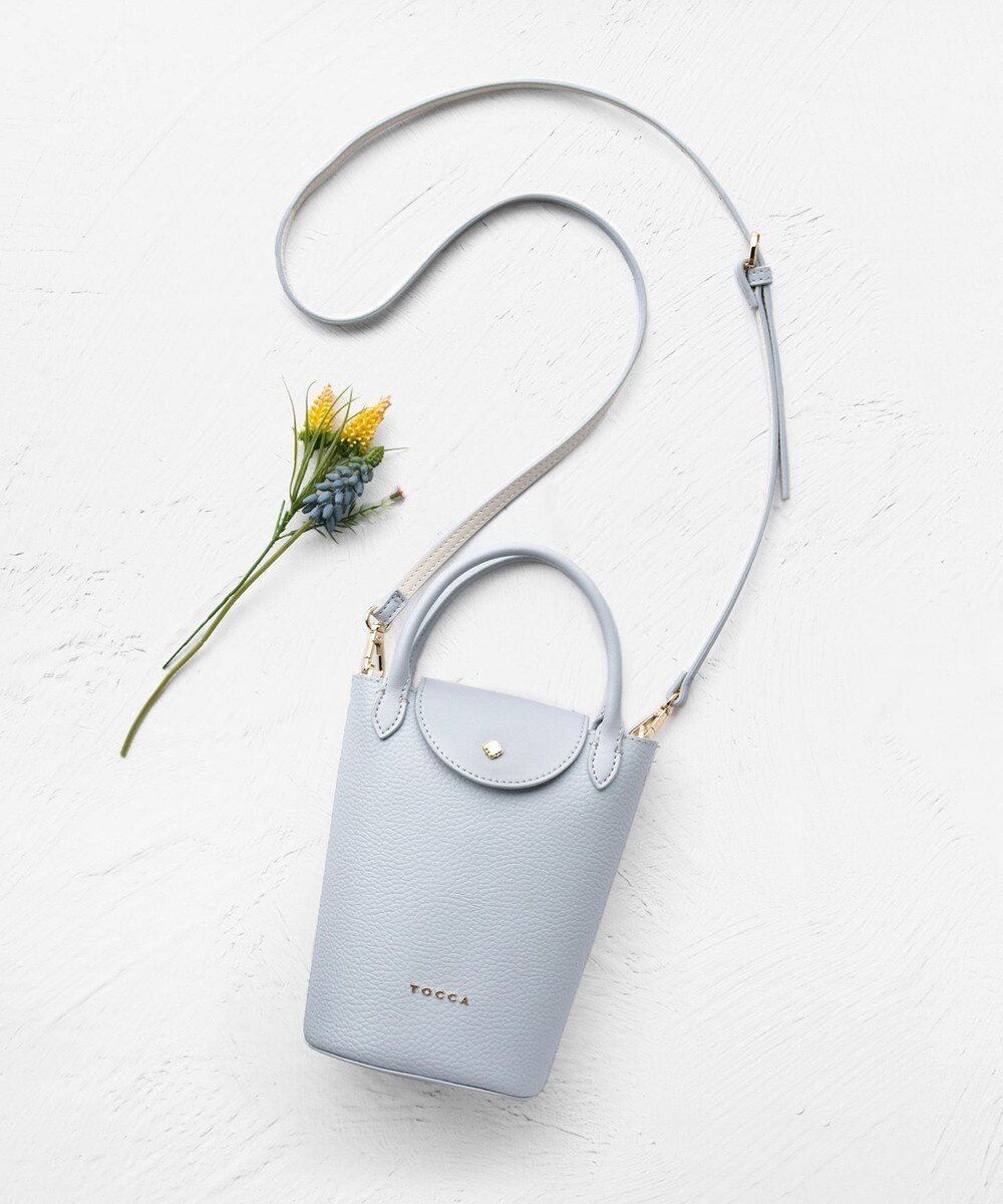 【オンワード】 TOCCA>バッグ PETAL SILHOUETTE LEATHER POCHETTE ポシェット ブルー F レディース 【オンワード】 TOCCA>バッグ PETAL SILHOUETTE LEATHER POCHETTE ポシェット ブルー F レディース