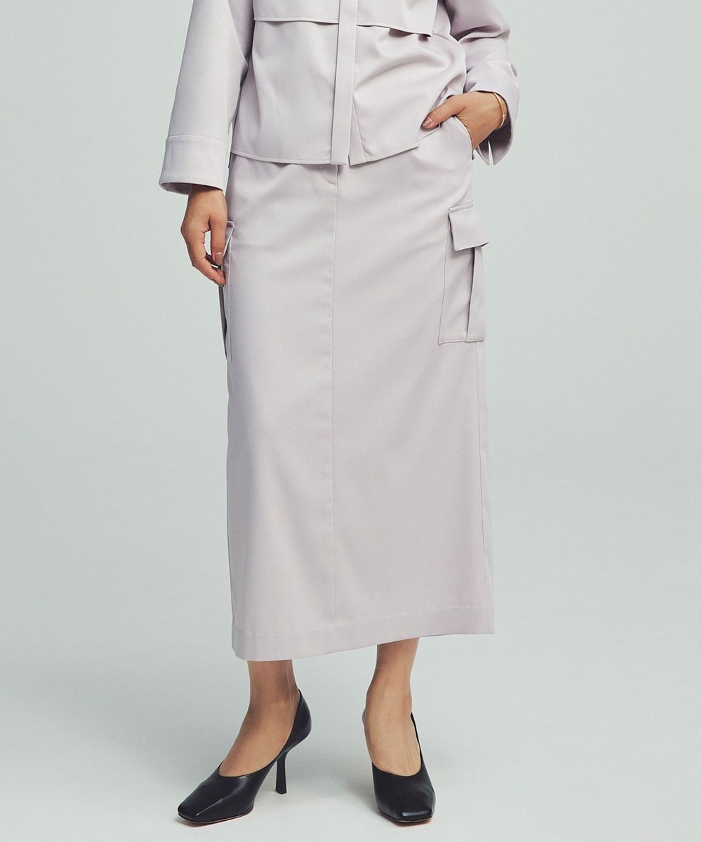 【オンワード】 ICB>スカート 【洗える】ウォームサテン カーゴスカート ヘイズピンク 2 レディース 【オンワード】 ICB>スカート 【洗える】ウォームサテン カーゴスカート ヘイズピンク 2 レディース