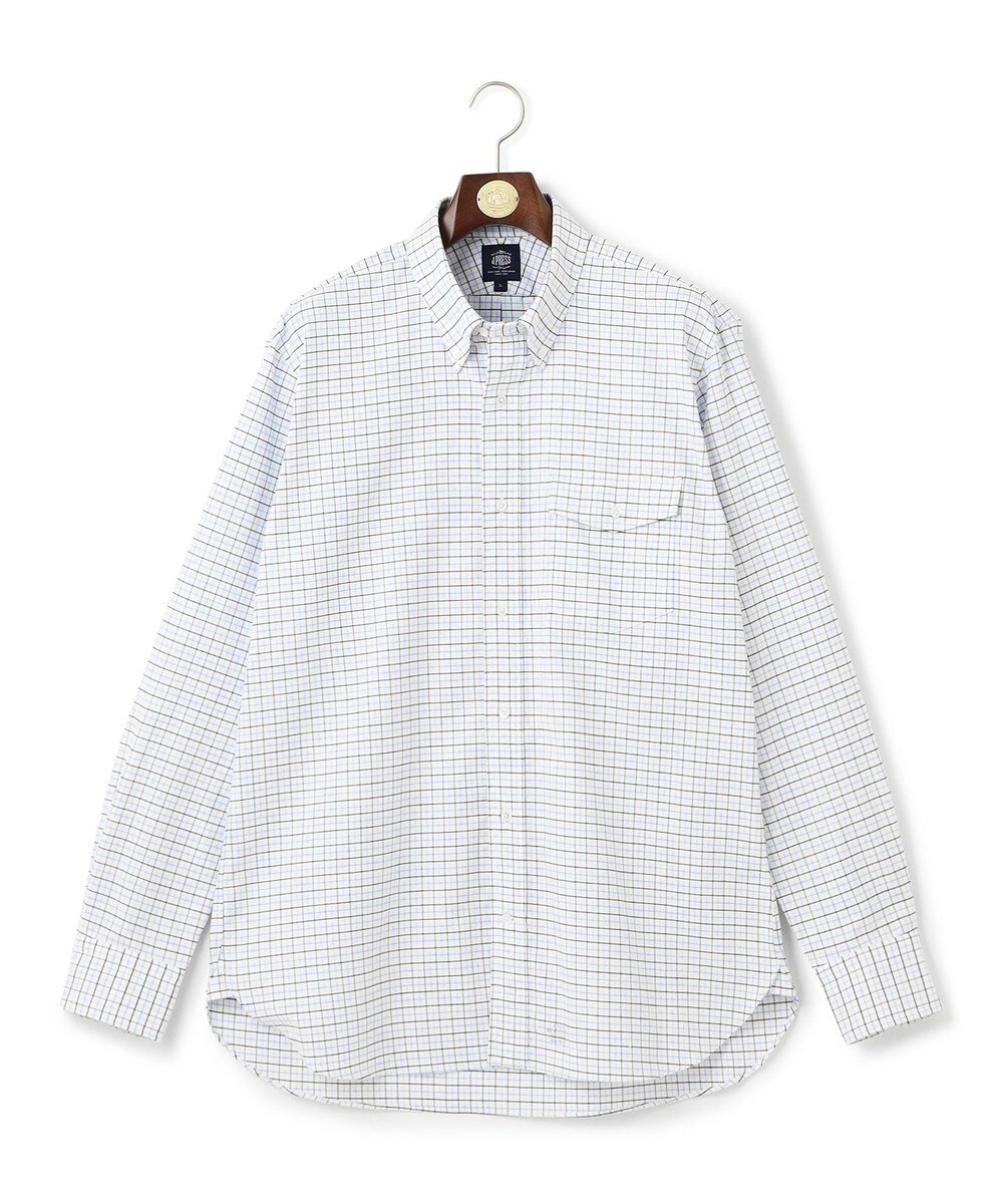 【オンワード】 J.PRESS MEN>トップス 【KING SIZE】【定番 / 不変の品格】タッターソール シャツ / ボタンダウン ネイビー 4L メンズ