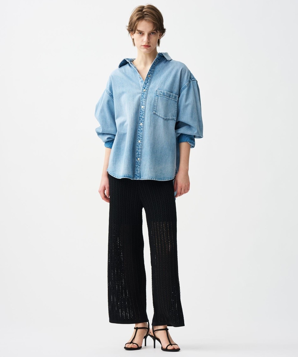 【オンワード】 uncrave>パンツ シースルーケーブルニット パンツ ブラック F レディース 【オンワード】 uncrave>パンツ シースルーケーブルニット パンツ ブラック F レディース