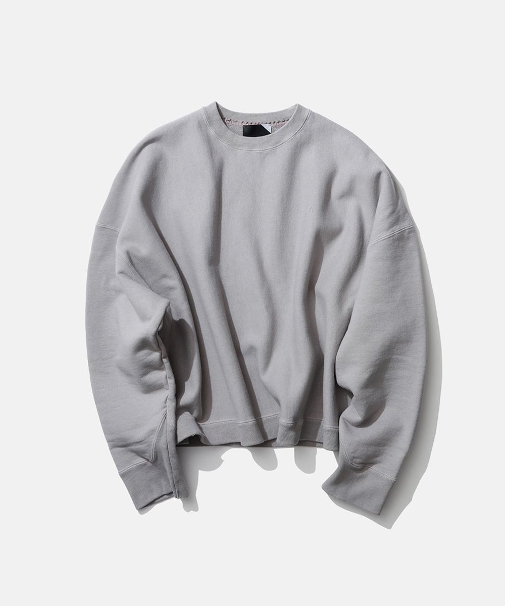 【オンワード】 ATON>トップス NATURAL DYE URAKE オーバーサイズプルオーバー - UNISEX GRAY 06 レディース 【送料無料】