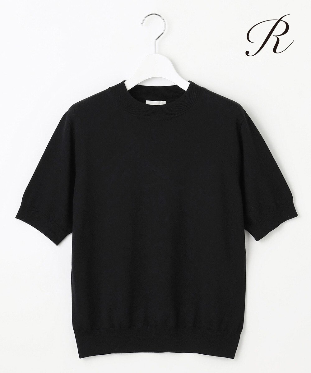 【オンワード】 23区>トップス 【R(アール)】ファインウール プルオーバーニット ブラック 38 レディース