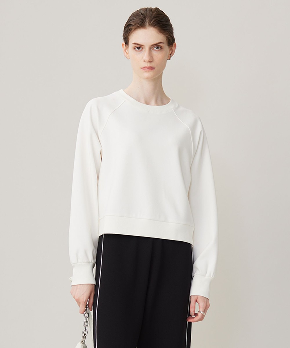 【オンワード】 ICB L(大きいサイズ)>トップス 【UVカット・洗える】ジョーゼットジャージー クロップド丈プルオーバー オフホワイト XL レディース 【オンワード】 ICB L(大きいサイズ)>トップス 【UVカット・洗える】ジョーゼットジャージー クロップド丈プルオーバー オフホワイト XL レディース