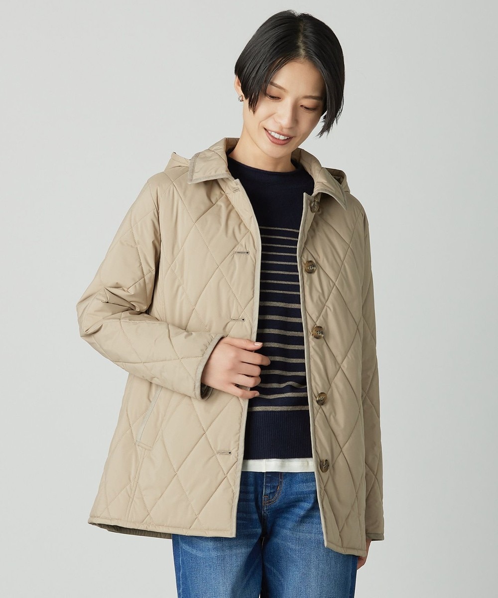 【オンワード】 J.PRESS LADIES>ジャケット/アウター 【2way】プレミアムBasic キルティング コート ベージュ 11 レディース 【オンワード】 J.PRESS LADIES>ジャケット/アウター 【2way】プレミアムBasic キルティング コート ベージュ 11 レディース