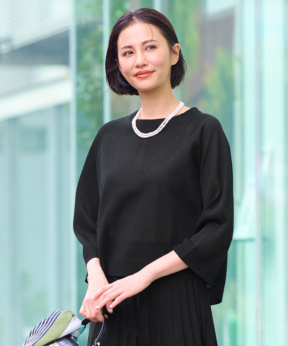 【オンワード】 自由区 L(大きいサイズ)>トップス 【セットアップ対応・洗える】ヴィスコースシアー ニット ネイビー 44 レディース 【オンワード】 自由区 L(大きいサイズ)>トップス 【セットアップ対応・洗える】ヴィスコースシアー ニット ネイビー 44 レディース