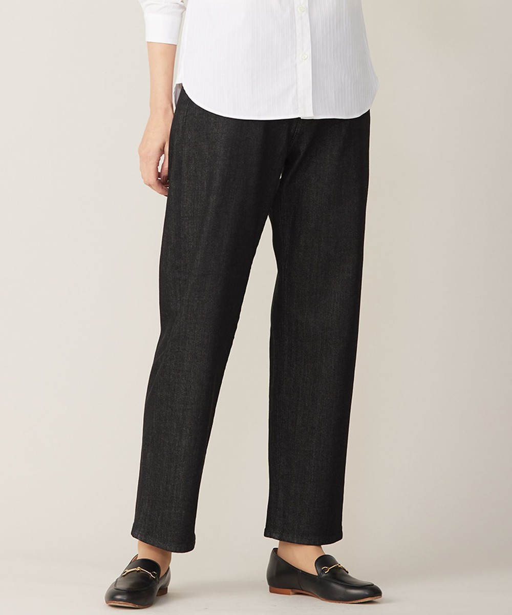 【オンワード】 J.PRESS LADIES>パンツ 【洗える】BASIC STRETCH DENIM ボーイフィット パンツ ブラック 9 レディース 【オンワード】 J.PRESS LADIES>パンツ 【洗える】BASIC STRETCH DENIM ボーイフィット パンツ ブラック 9 レディース