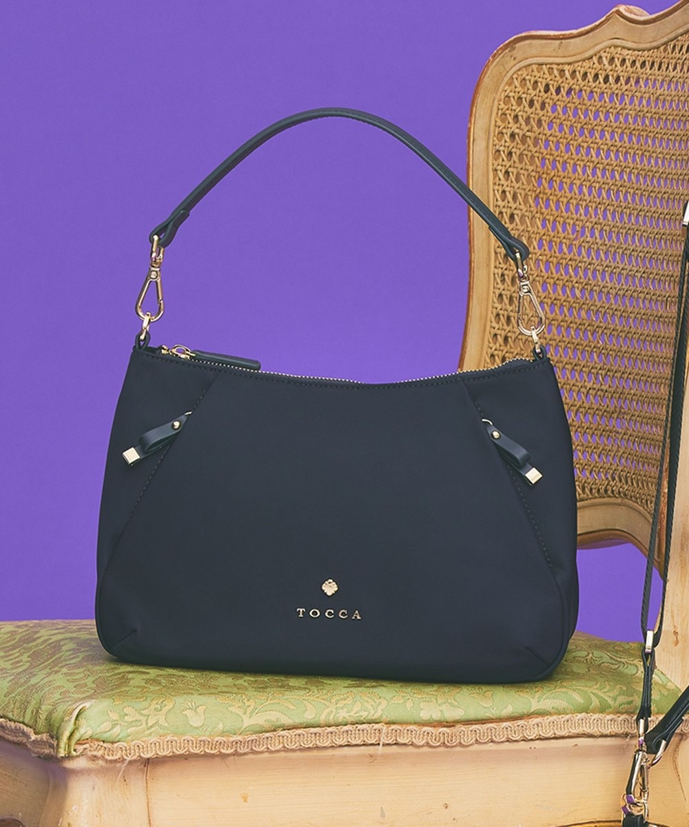 【オンワード】 TOCCA>バッグ 【撥水】CRESCENT 2WAY NYLONBAG ナイロンバッグ ネイビー F レディース 【オンワード】 TOCCA>バッグ 【撥水】CRESCENT 2WAY NYLONBAG ナイロンバッグ ネイビー F レディース