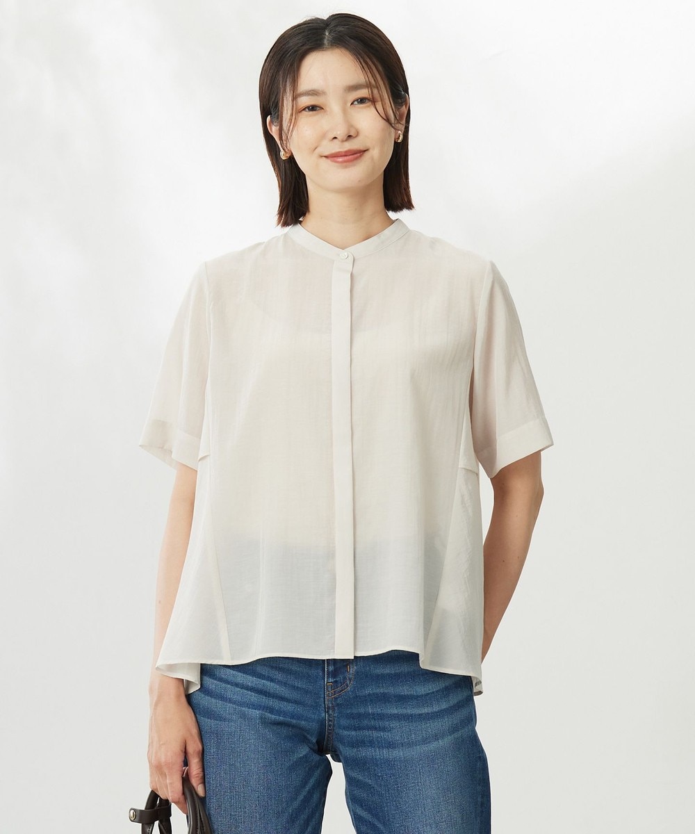 【オンワード】 J.PRESS LADIES L(大きいサイズ)>トップス 【WEB限定カラーあり・洗える・速乾・接触冷感】リライムライトローン バックフリル ブラウス ライトベージュ T13 レディース 【オンワード】 J.PRESS LADIES L(大きいサイズ)>トップス 【WEB限定カラーあり・洗える・速乾・接触冷感】リライムライトローン バックフリル ブラウス ライトベージュ T13 レディース