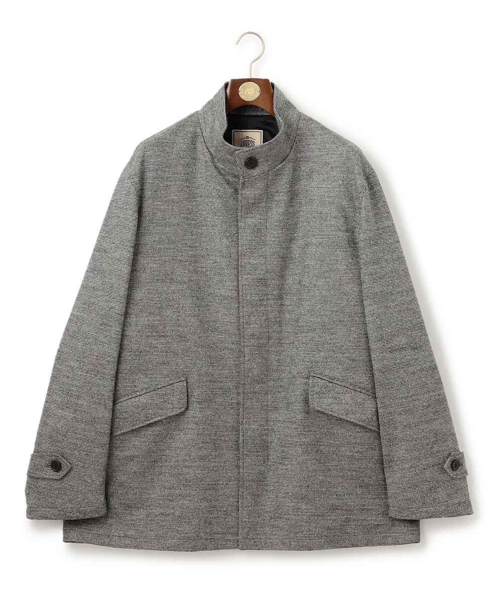 【オンワード】 J.PRESS MEN>ジャケット/アウター 【KING SIZE】ウールバランサーショートカーコート グレー 2L メンズ 【オンワード】 J.PRESS MEN>ジャケット/アウター 【KING SIZE】ウールバランサーショートカーコート グレー 2L メンズ