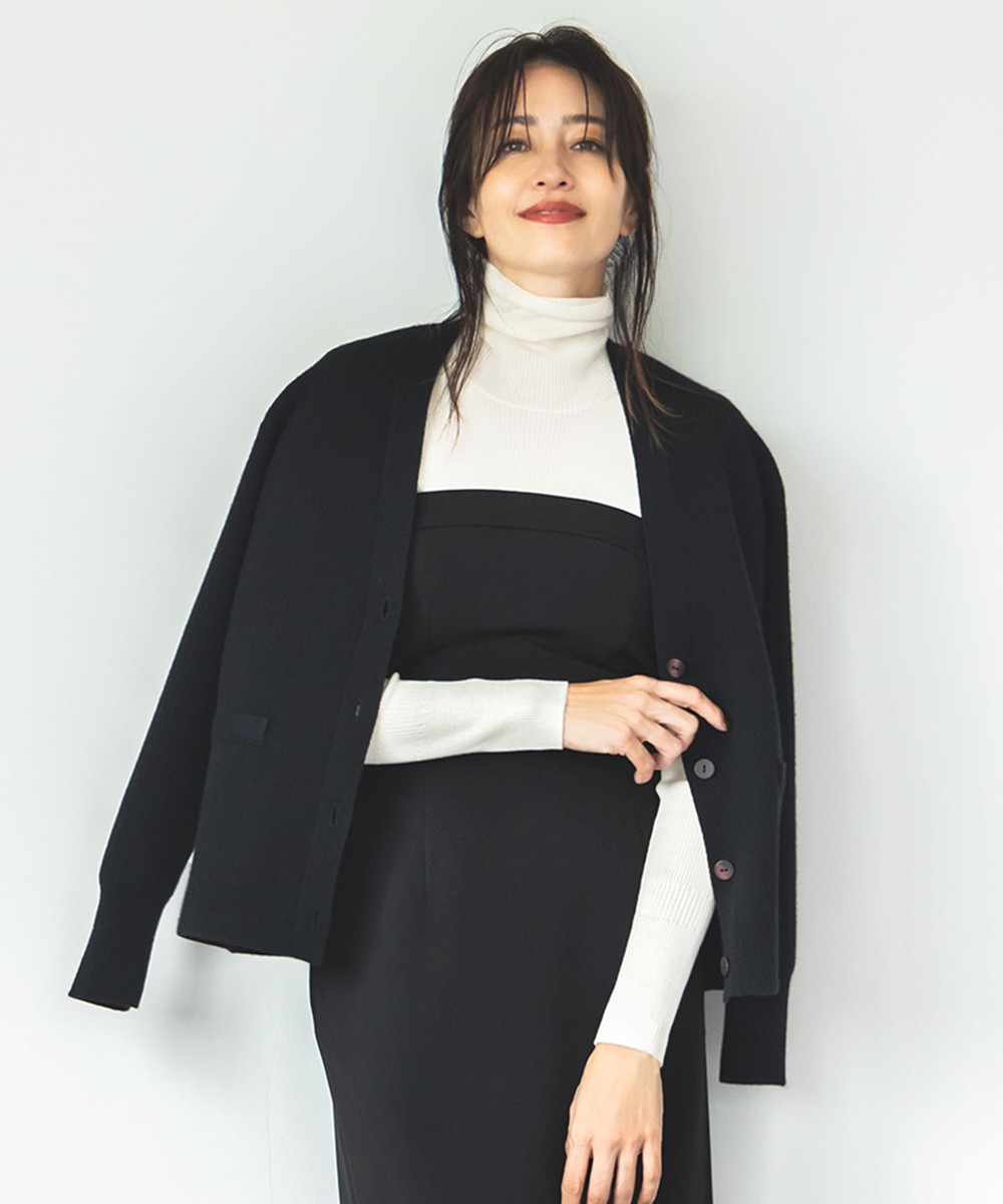 【オンワード】 ICB>トップス 【洗える】ソフトカシミヤミックス Vネックニットカーディガン ブラック S レディース 【オンワード】 ICB>トップス 【洗える】ソフトカシミヤミックス Vネックニットカーディガン ブラック S レディース