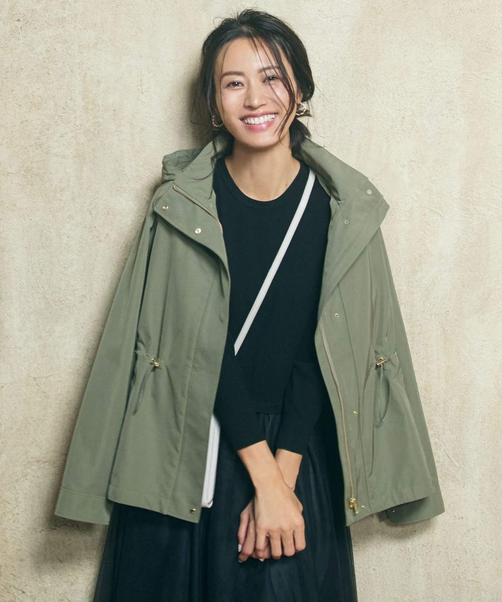 【オンワード】 23区 L(大きいサイズ)>ジャケット/アウター 【撥水加工】ライトツイル マウンテンパーカー カーキ 44 レディース 【オンワード】 23区 L(大きいサイズ)>ジャケット/アウター 【撥水加工】ライトツイル マウンテンパーカー カーキ 44 レディース