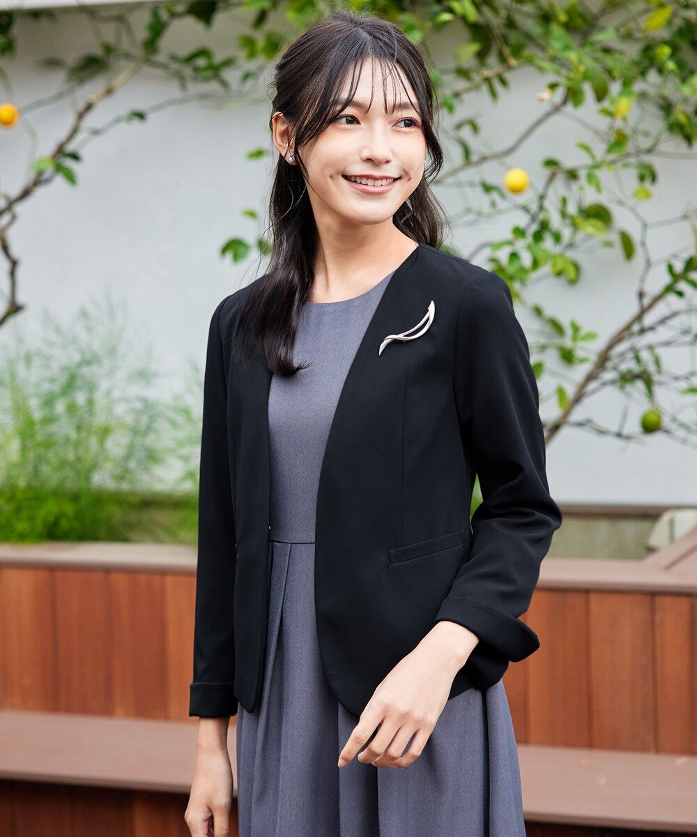 【ダブルクロス・洗える】カラーレスジャケット