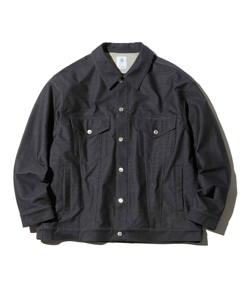 【オンワード】 J.PRESS MEN>ジャケット/アウター 【J.PRESS ORIGINALS】KANEMASA TRUCKER DENIM JACKET / JAPAN MADE ネイビー S メンズ