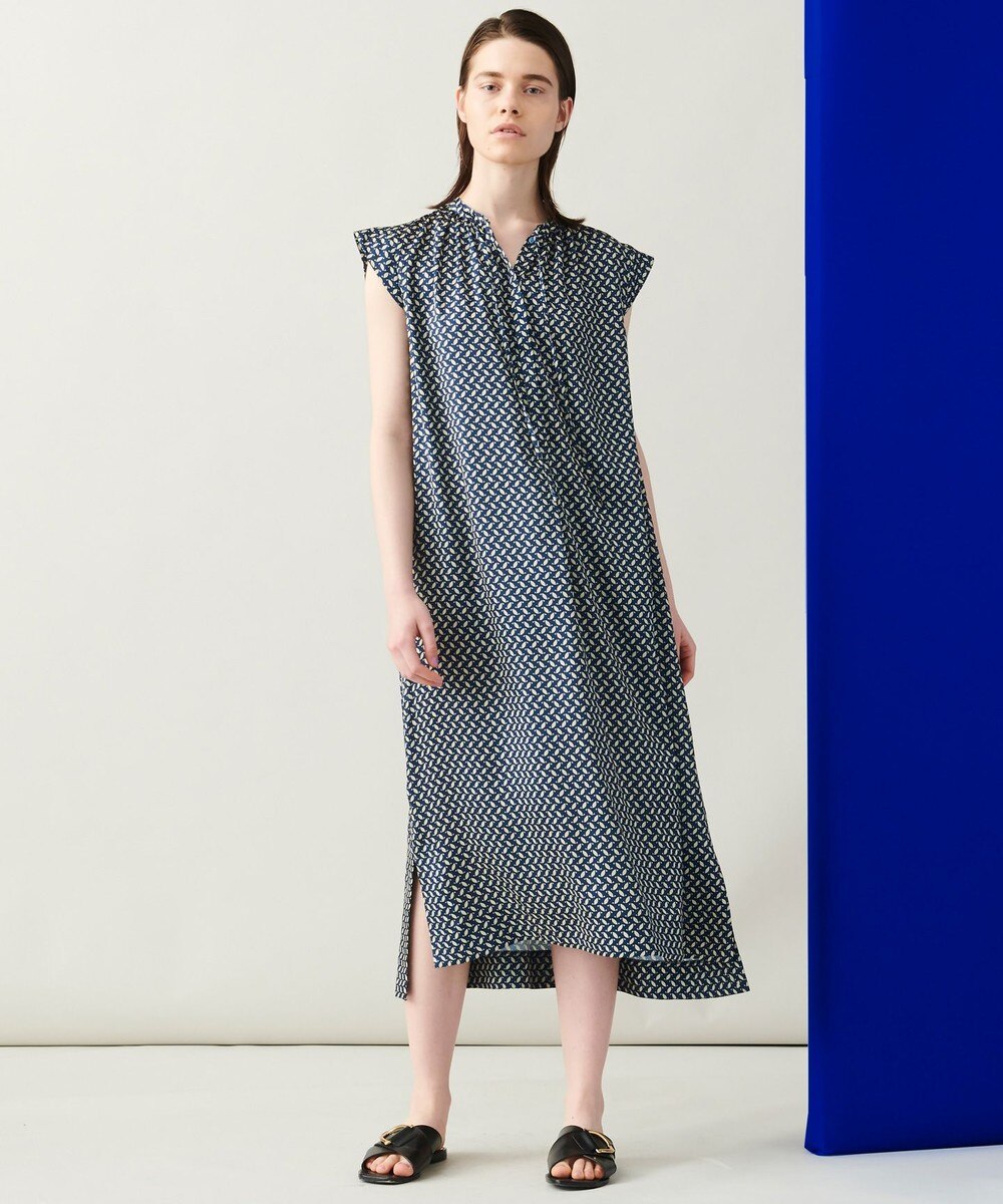 【オンワード】 JOSEPH>ワンピース 【洗える】ベルベルプリント ワンピース ブラウン 38 レディース 【送料無料】