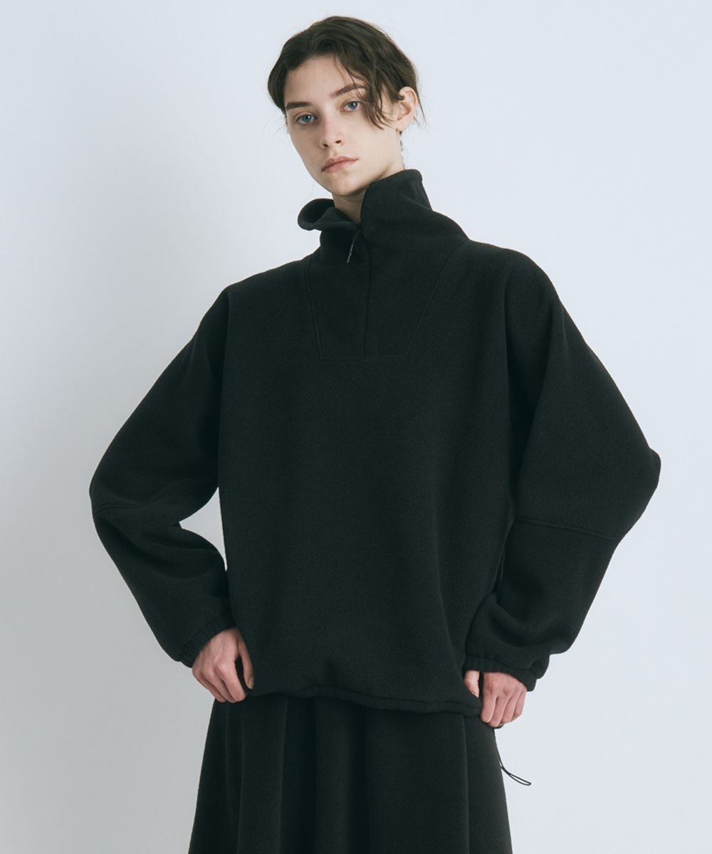 【オンワード】 ATON>ジャケット/アウター POLARTEC FLEECE サイクリングジャケット - UNISEX BLACK 04 レディース 【送料無料】