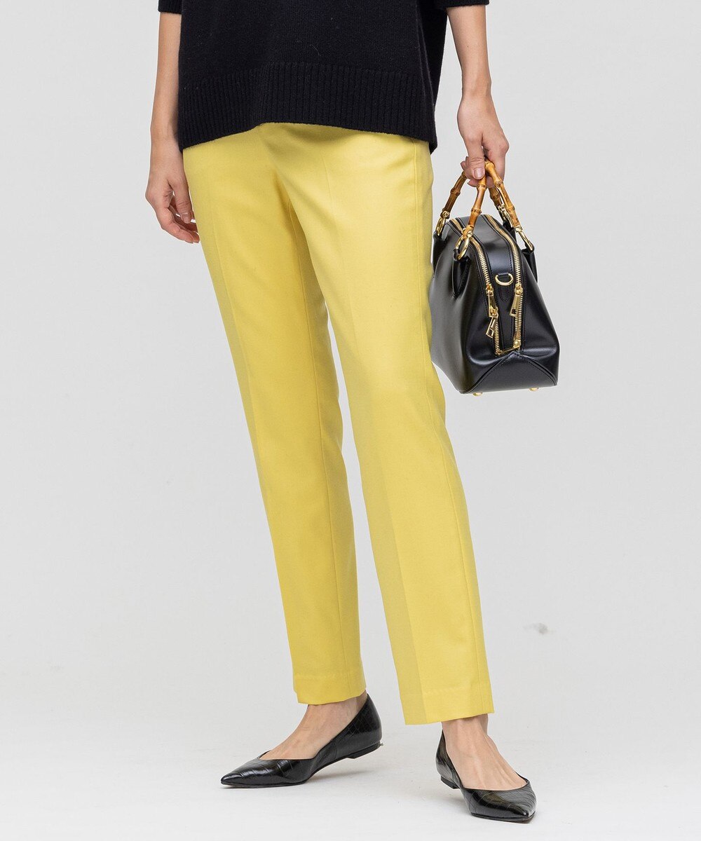 【オンワード】 23区 S>パンツ 【マガジン掲載】ウールサキソニー テーパード パンツ(番号2L29) スカイブルー 28 レディース 【送料無料】