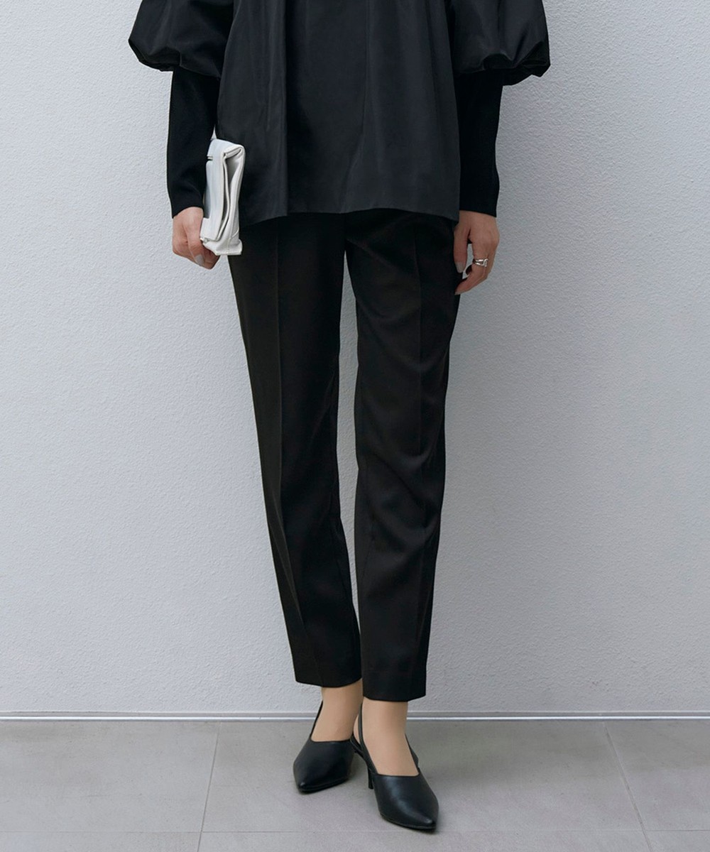 【オンワード】 ICB>パンツ 【洗える】ウォームサテン ドロストパンツ ブラック 0 レディース 【オンワード】 ICB>パンツ 【洗える】ウォームサテン ドロストパンツ ブラック 0 レディース