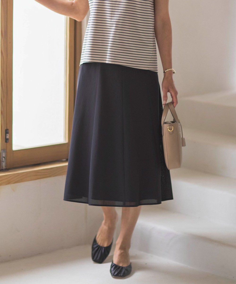 【オンワード】 J.PRESS LADIES>スカート 【洗える】シアートリコット フレアー スカート ブラック 7 レディース 【オンワード】 J.PRESS LADIES>スカート 【洗える】シアートリコット フレアー スカート ブラック 7 レディース