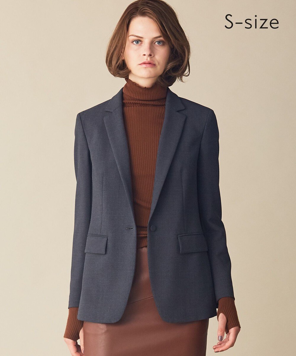 【オンワード】 BEIGE,>ジャケット/アウター 【S-size】VILLAZ / シングルジャケット Charcoal × Chestnut 32 レディース 【送料無料】