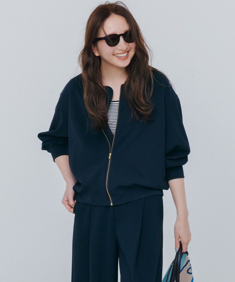 【オンワード】 UNFILO L(大きいサイズ)>ジャケット/アウター BEAUTY MOVE ヘビロテ ブルゾン ネイビー XL レディース 【オンワード】 UNFILO L(大きいサイズ)>ジャケット/アウター BEAUTY MOVE ヘビロテ ブルゾン ネイビー XL レディース