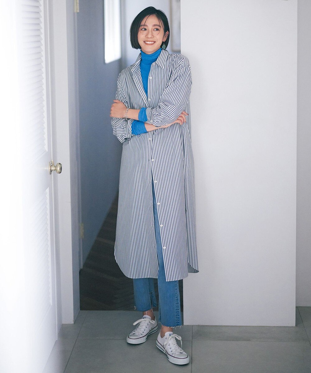 イージーケア シャツワンピース