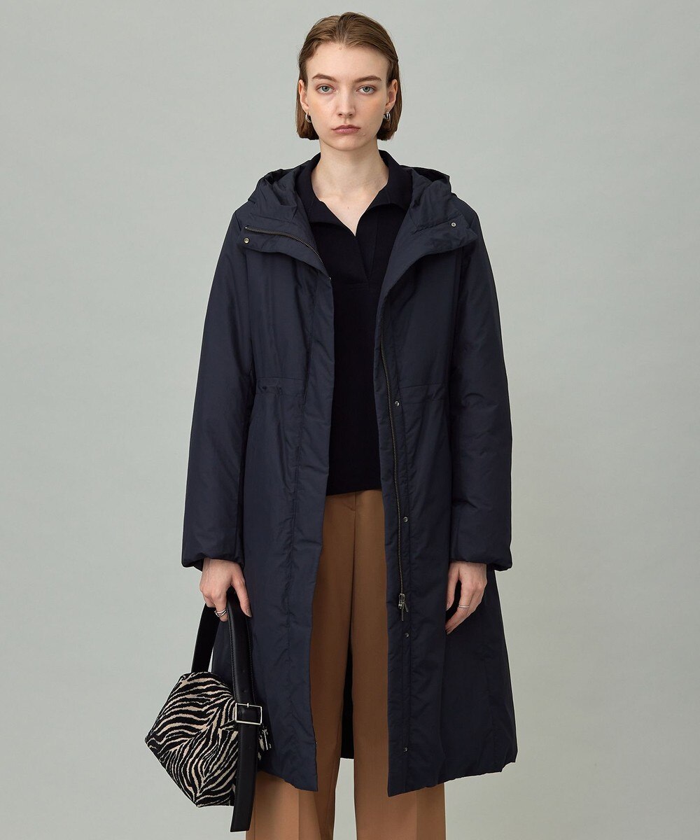 【オンワード】 ICB>ジャケット/アウター 【WEB＆一部店舗限定・撥水加工】ADSダウン フーデットロングコート ネイビー 2 レディース