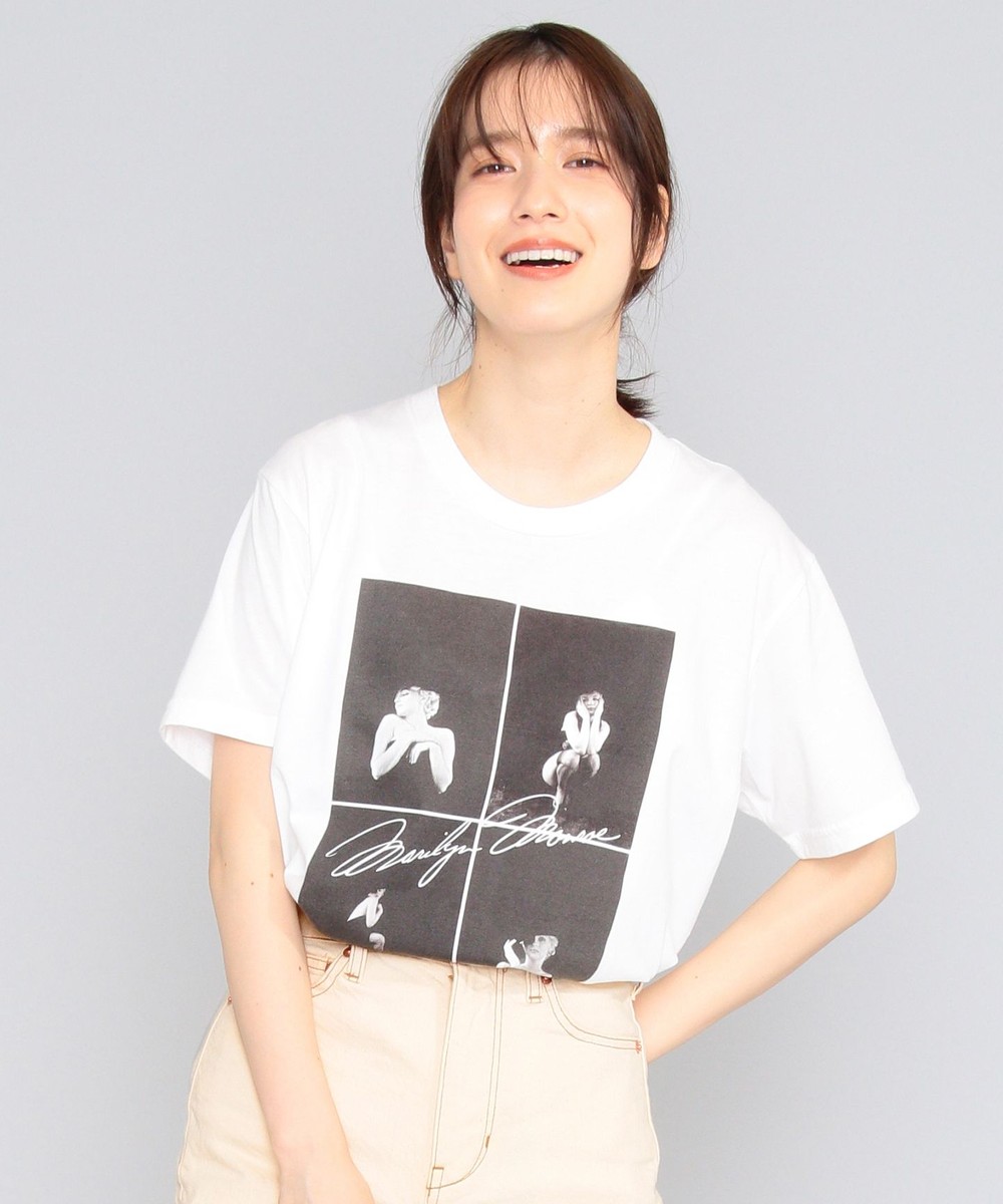 【オンワード】 SHARE PARK LADIES>トップス PHOTO Tシャツ スモーキーグリーン 1 レディース 【送料無料】