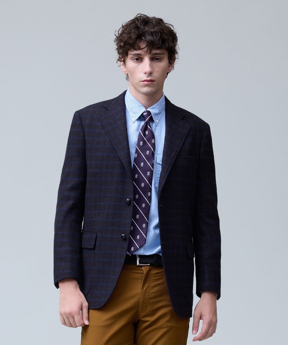 【オンワード】 J.PRESS MEN>ジャケット/アウター 【LOVAT / ラバット】カントリーチェック ツイードジャケット / Authentic-Fit ダークブラウン AB5 メンズ 【オンワード】 J.PRESS MEN>ジャケット/アウター 【LOVAT / ラバット】カントリーチェック ツイードジャケット / Authentic-Fit ダークブラウン AB5 メンズ
