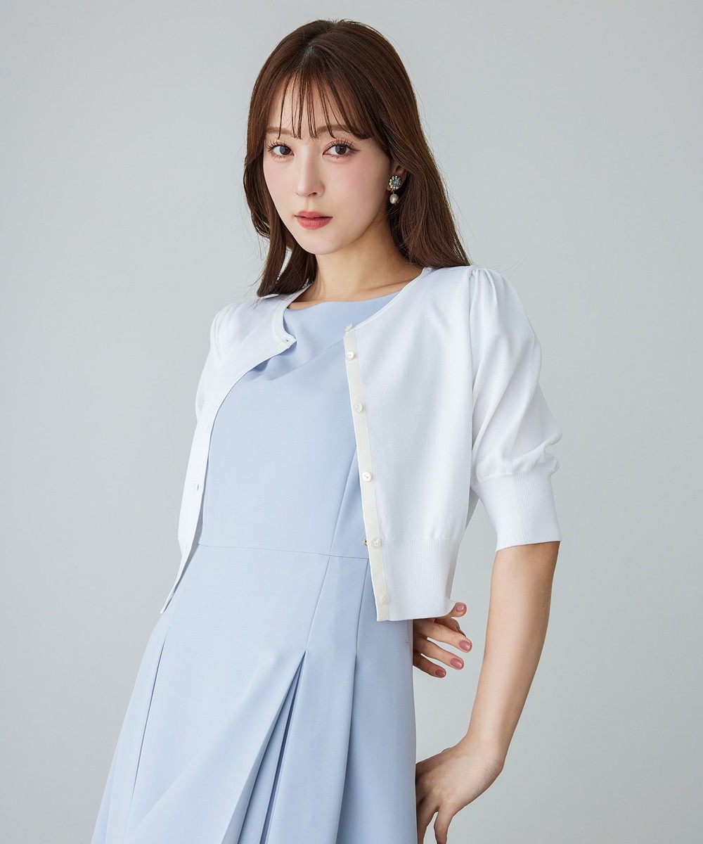 【オンワード】 TOCCA>トップス 【UVカット・接触冷感・洗える】BALOON ニットカーディガン アイボリー S レディース 【オンワード】 TOCCA>トップス 【UVカット・接触冷感・洗える】BALOON ニットカーディガン アイボリー S レディース