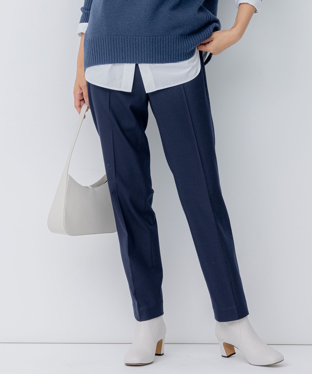 【オンワード】 23区>パンツ 【洗える】ウォームストレッチ テーパード パンツ ネイビー 38 レディース 【オンワード】 23区>パンツ 【洗える】ウォームストレッチ テーパード パンツ ネイビー 38 レディース