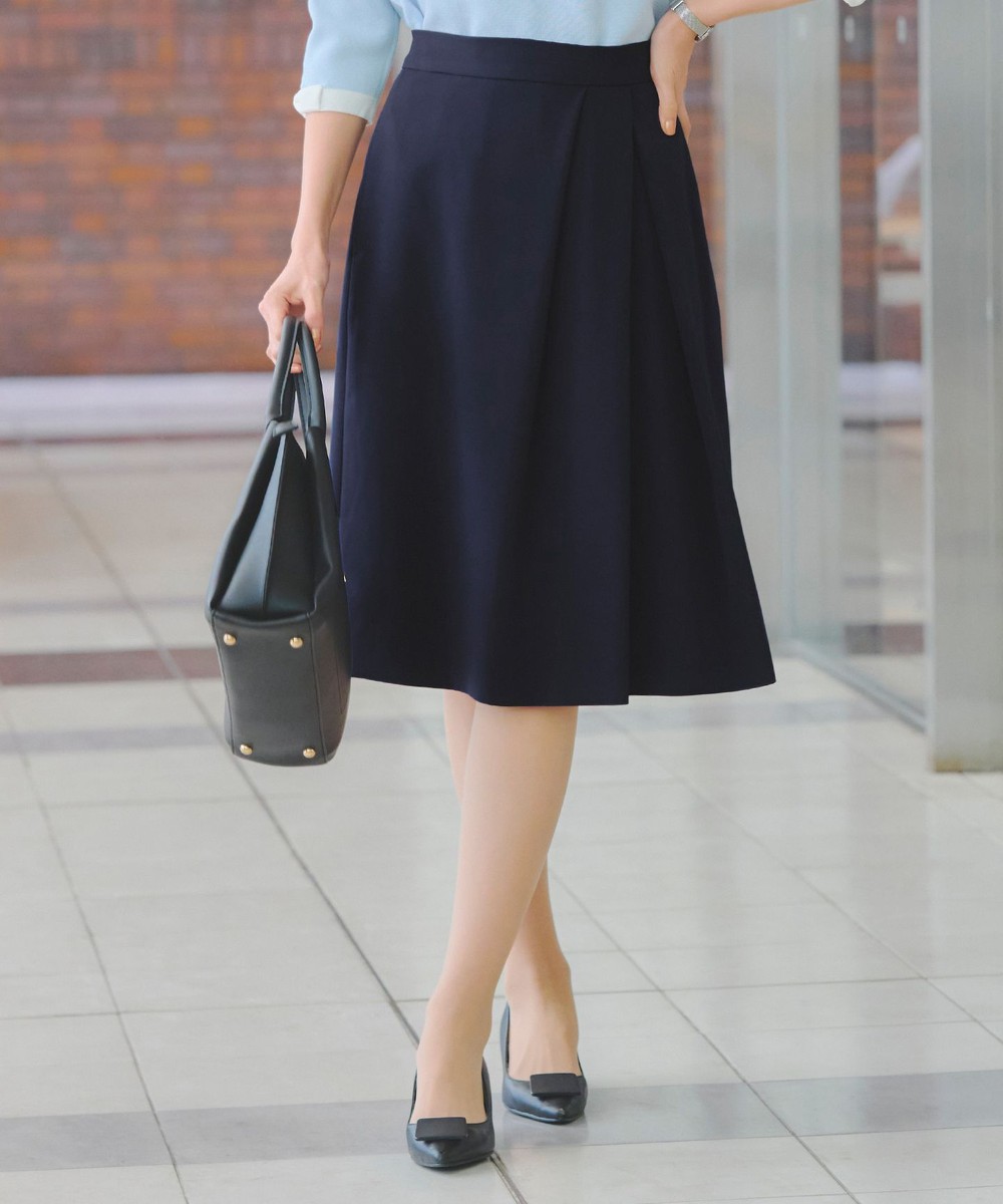 【ダブルクロス・洗える】アシメタックスカート