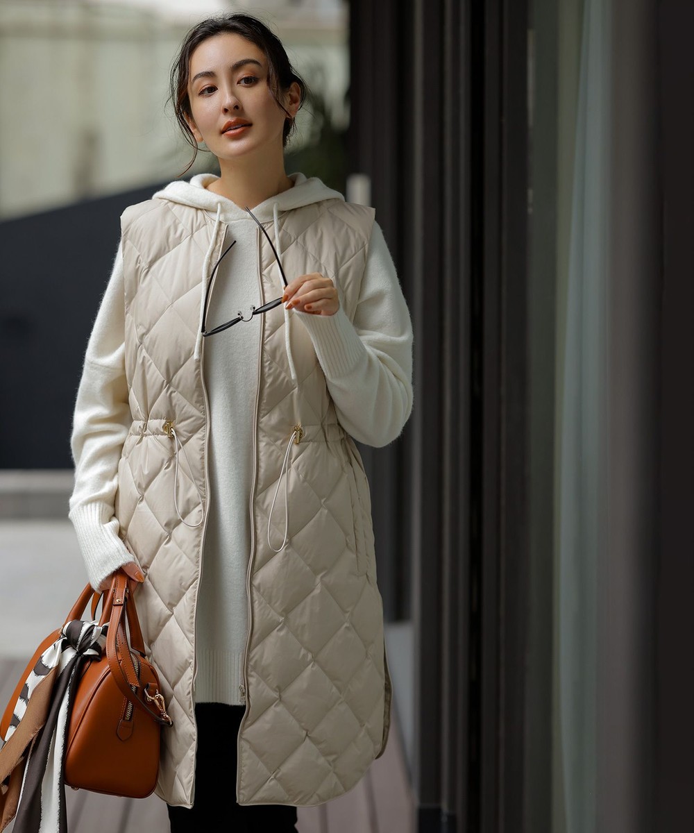 【オンワード】 UNFILO>ジャケット/アウター 【TAION×UNFILO 】キルティングダウン ジレ ベージュ M レディース 【オンワード】 UNFILO>ジャケット/アウター 【TAION×UNFILO 】キルティングダウン ジレ ベージュ M レディース