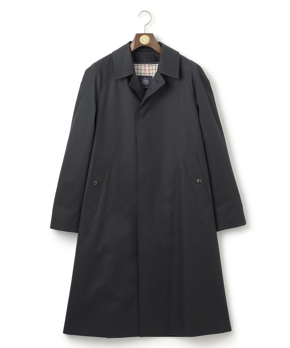 【オンワード】 J.PRESS MEN>ジャケット/アウター 【定番】VENTILE（R） ギャバジン バルマカーン コート ネイビー S メンズ