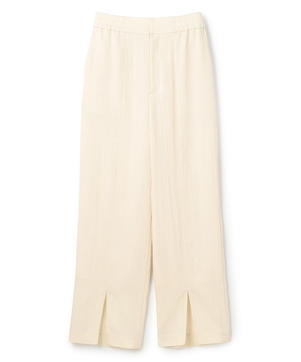 【オンワード】 uncrave>パンツ ドレープツイル スリットパンツ エクリュ 0 レディース