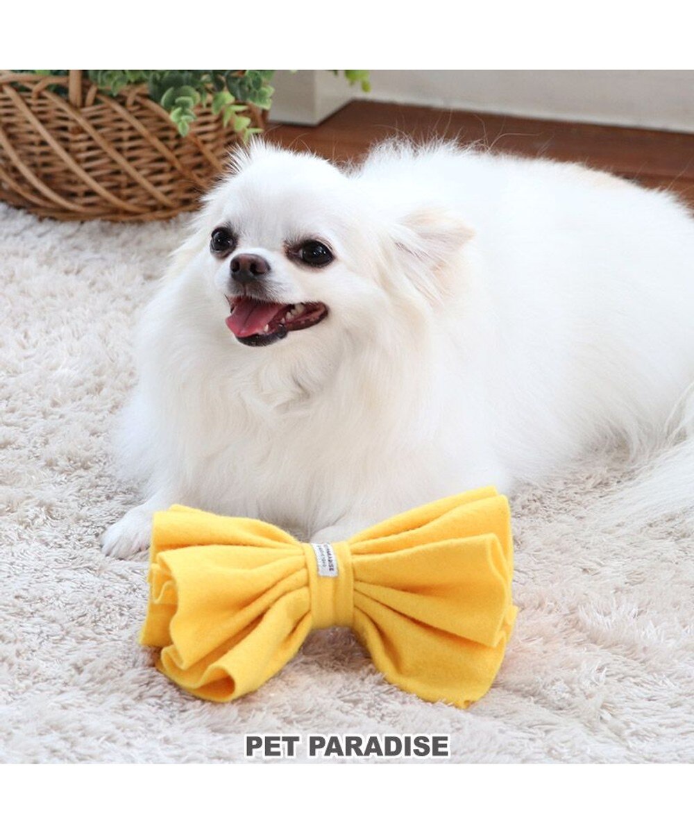 PET PARADISE>ペットグッズ 犬 おもちゃ 知育 ノーズ ワーク リボン トイ イエロー ピンク 黄 未登録