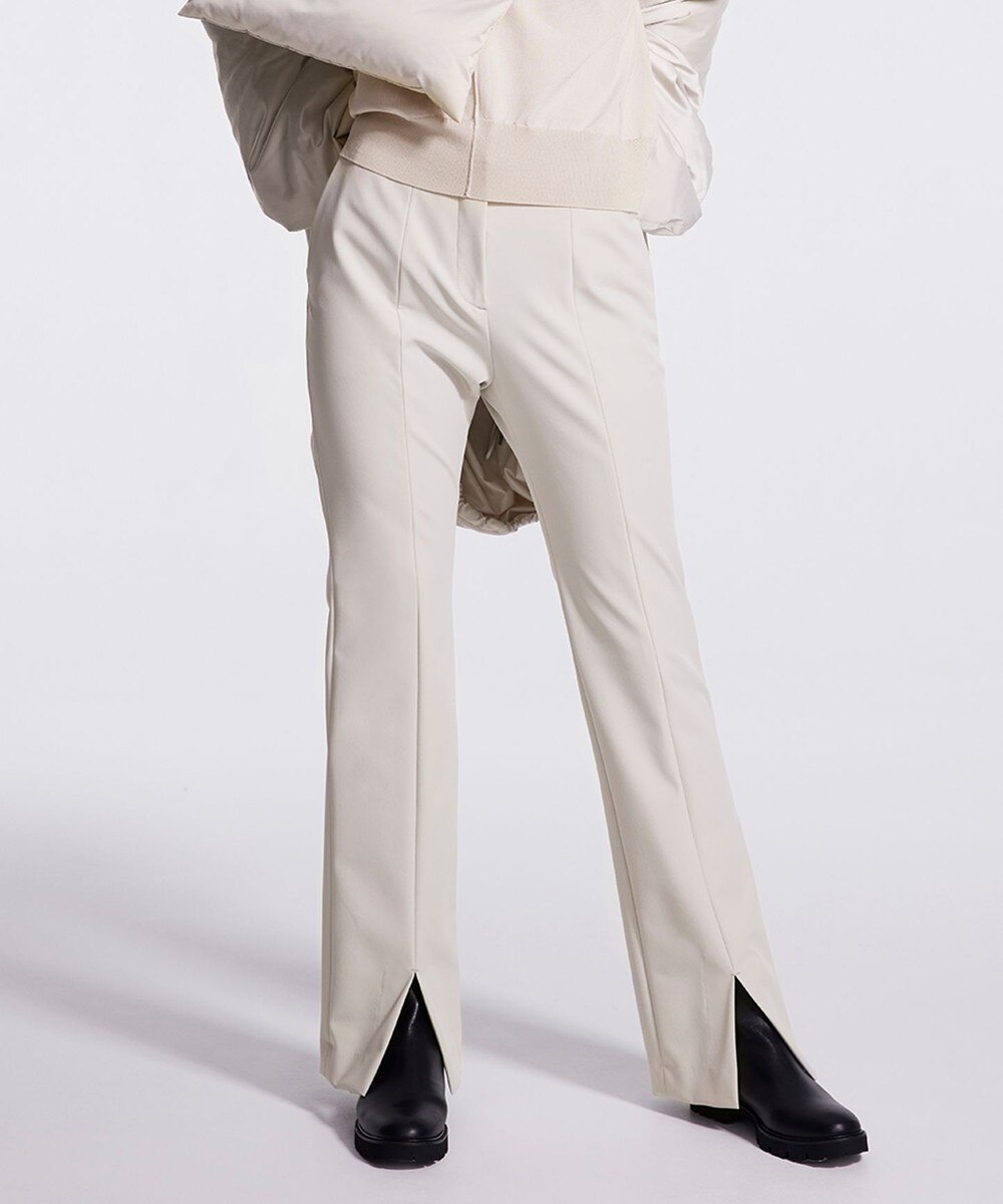 【オンワード】 ICB L>パンツ 【マガジン掲載】 テックストレッチ セミフレアパンツ(番号CJ35) ブラック 46 レディース 【送料無料】