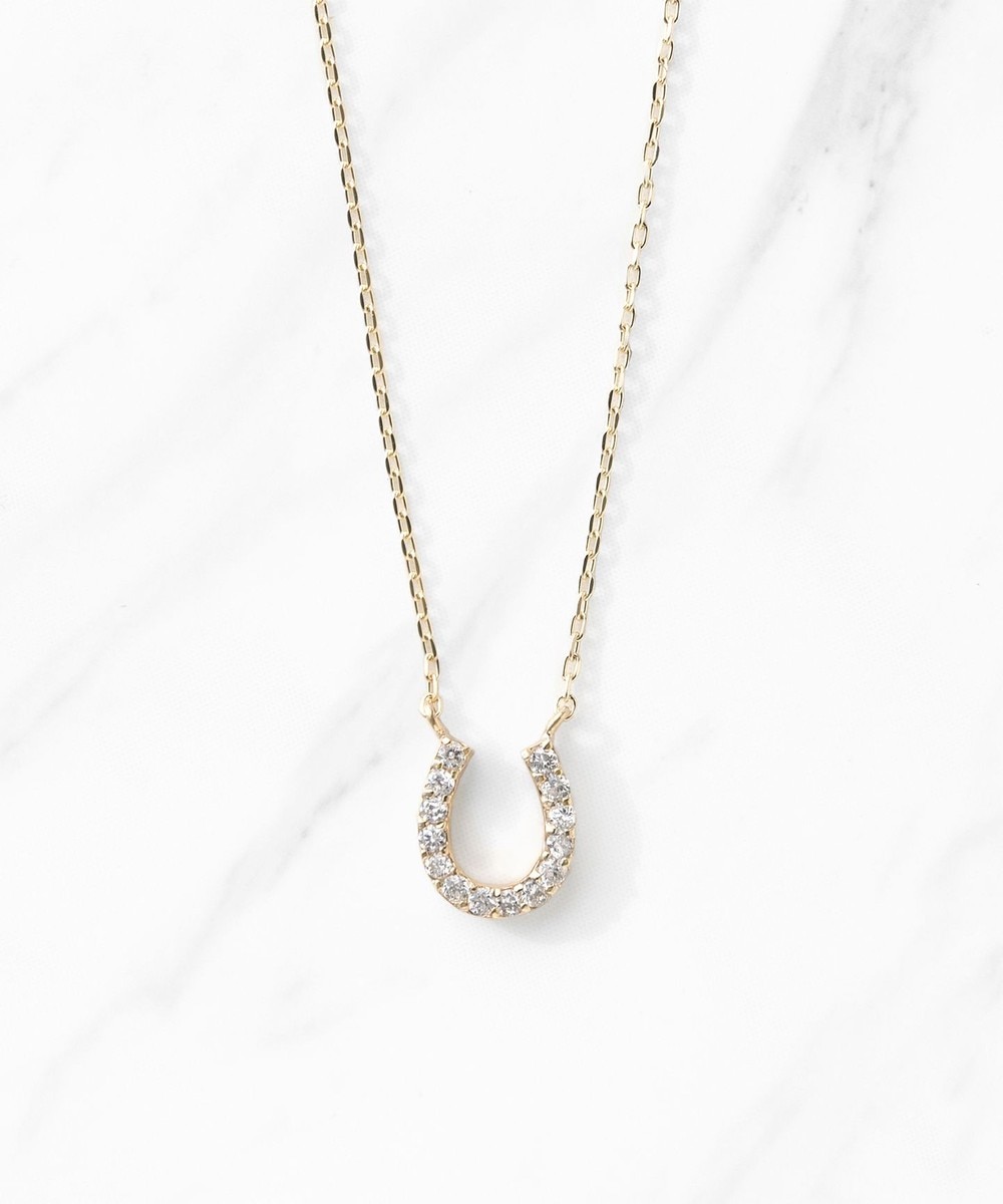 【オンワード】 TOCCA>アクセサリー 【WEB限定】DIAMOND HORSESHOE K10NECKLACE K10ゴールド ダイヤモンド ネックレス イエローゴールド F レディース 【オンワード】 TOCCA>アクセサリー 【WEB限定】DIAMOND HORSESHOE K10NECKLACE K10ゴールド ダイヤモンド ネックレス イエローゴールド F レディース