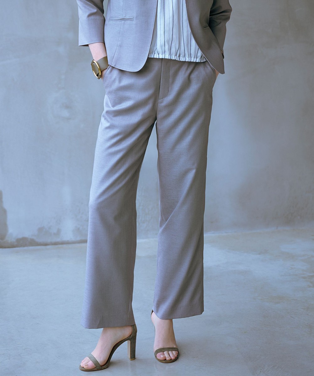 【オンワード】 J.PRESS LADIES>パンツ 【セットアップ対応・洗える・UV加工・吸水速乾】OXIJEWELストレッチ ストレート パンツ グレー 11 レディース 【オンワード】 J.PRESS LADIES>パンツ 【セットアップ対応・洗える・UV加工・吸水速乾】OXIJEWELストレッチ ストレート パンツ グレー 11 レディース