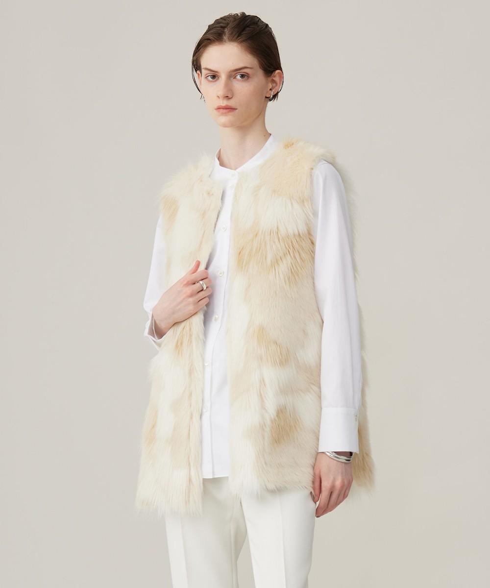 【オンワード】 ICB>ジャケット/アウター エコフォックスファージレ トープ 4 レディース 【オンワード】 ICB>ジャケット/アウター エコフォックスファージレ トープ 4 レディース