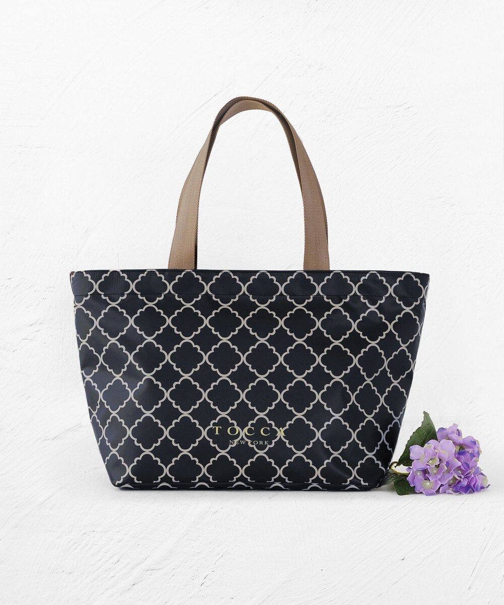 【オンワード】 TOCCA>バッグ 【A4サイズ対応・撥水】CHECKER CLOVER RAIN BAG レインバッグ ブラック F レディース 【オンワード】 TOCCA>バッグ 【A4サイズ対応・撥水】CHECKER CLOVER RAIN BAG レインバッグ ブラック F レディース