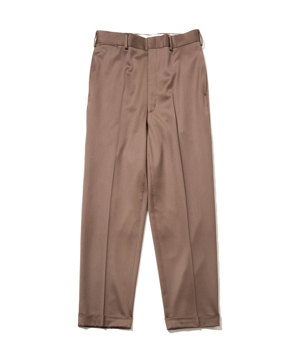 【オンワード】 J.PRESS MEN>パンツ 【J.PRESS ORIGINALS】Wool Satin Stretch New Piped Stem Slacks / Japan Made カーキ 32 メンズ