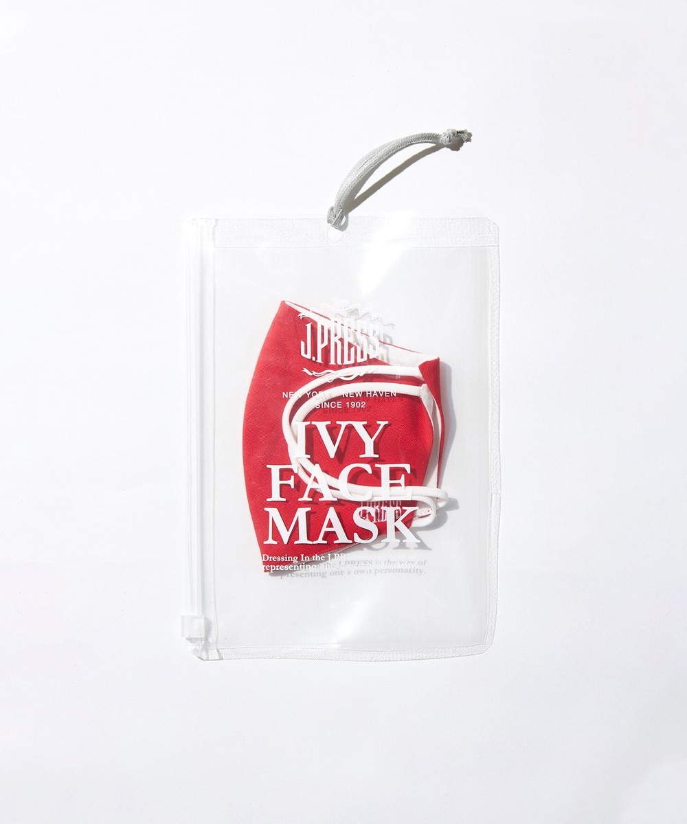 ＜オンワード＞J.PRESS MEN>ファッション雑貨 【J.PRESS ORIGINALS】Ivy Face Mask レッド M メンズ 【送料無料】