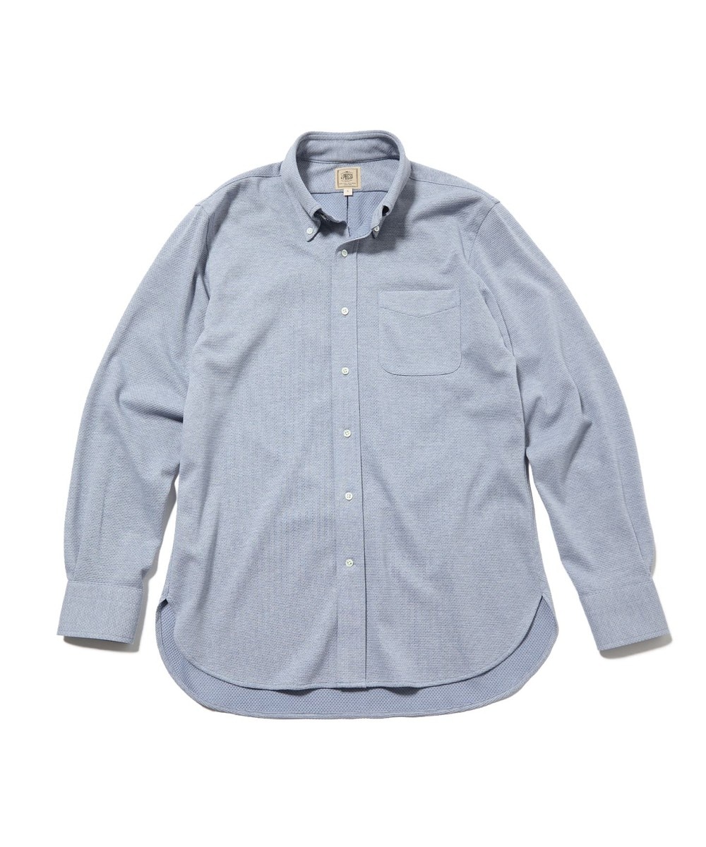 【オンワード】 J.PRESS MEN>トップス ポロシャツのような快適な着心地【吸水速乾 / ストレッチ / 消臭 / ノンアイロン】エレスポジャージー ドレスシャツ / B.D. サックスブルー M メンズ 【オンワード】 J.PRESS MEN>トップス ポロシャツのような快適な着心地【吸水速乾 / ストレッチ / 消臭 / ノンアイロン】エレスポジャージー ドレスシャツ / B.D. サックスブルー M メンズ